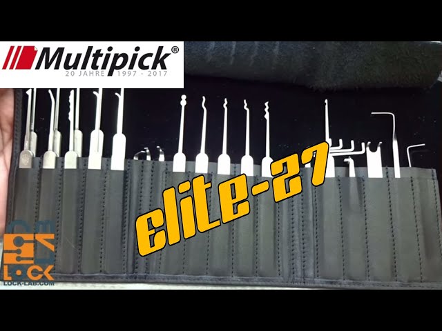 (890) Review: Multipick ELITE-27 Lock Pick Set 