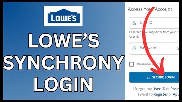 How to Login Lowes Synchrony Bank Account 2024?