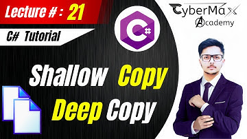 Lec # 21 - Shallow Copy & Deep Copy | #objectorientedprogramming | C#.