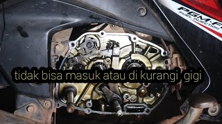 Revo fi gigi perseneling tidak berfungsi (tidak bisa di tambah dan tidak bisa di kurangi)