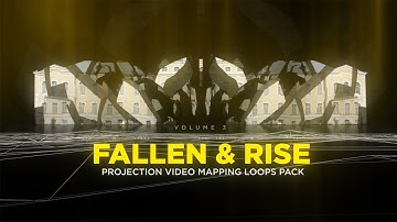 Falling Walls - Projection Video Mapping Loops Pack Vol.3 - UPDATED