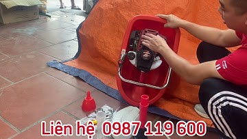 Máy bơm thuyền 4 thì gx35 - máy tưới cây- máy bơm thả nổi- máy bơm xuồng mẫu 2024
