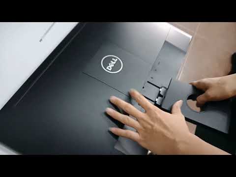 ვიდეო: როგორ დაამონტაჟოთ Dell მონიტორი სადგამზე?