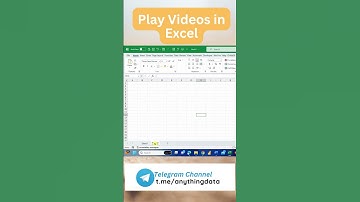 Play Videos in Excel