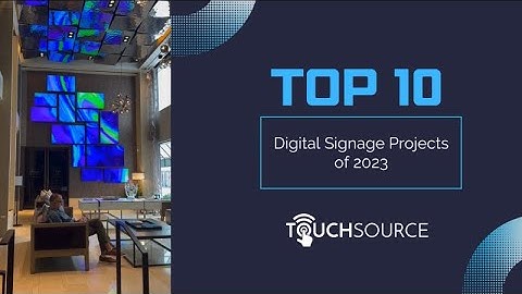 Epic TOP 10 Building Digital Signage Projects Countdown - 2023