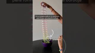 Burbujas que caminan #experimentos #funscience #amazing #arte #ciencia #parati #burbujas #wow