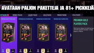 AVATAAN PALJON PAKETTEJA JA 81+ PICKKEJÄ |Fifa 21 suomi