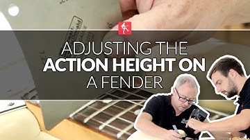Adjusting The Action Height On A Fender - Guitar Maintenance Lesson