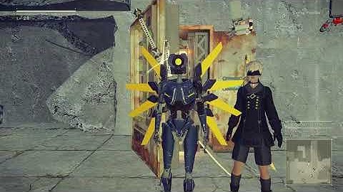 V1 From Ultrakill in Nier automata (Showcase)