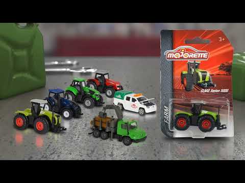 Машинка металева Majorette Ферма 7,5см 6 видів (2057400), видео 1