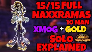 FULL Naxxramas Solo EXPLAINED (Hunter PoV) [Cataclysm Classic]