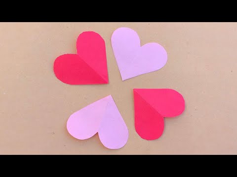 How to cut a perfect paper heart paper heart origami paper heart