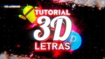 TUTORIAL TEXTO 3D ESTILO CINEMA 4D ANDROID 1/2 [PIXELLAB]
