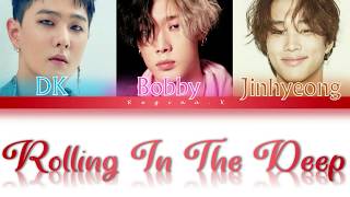 iKON - MIx & Match - Rolling In The Deep ( Color Coded Rom/Eng/Albanian Lyrics )