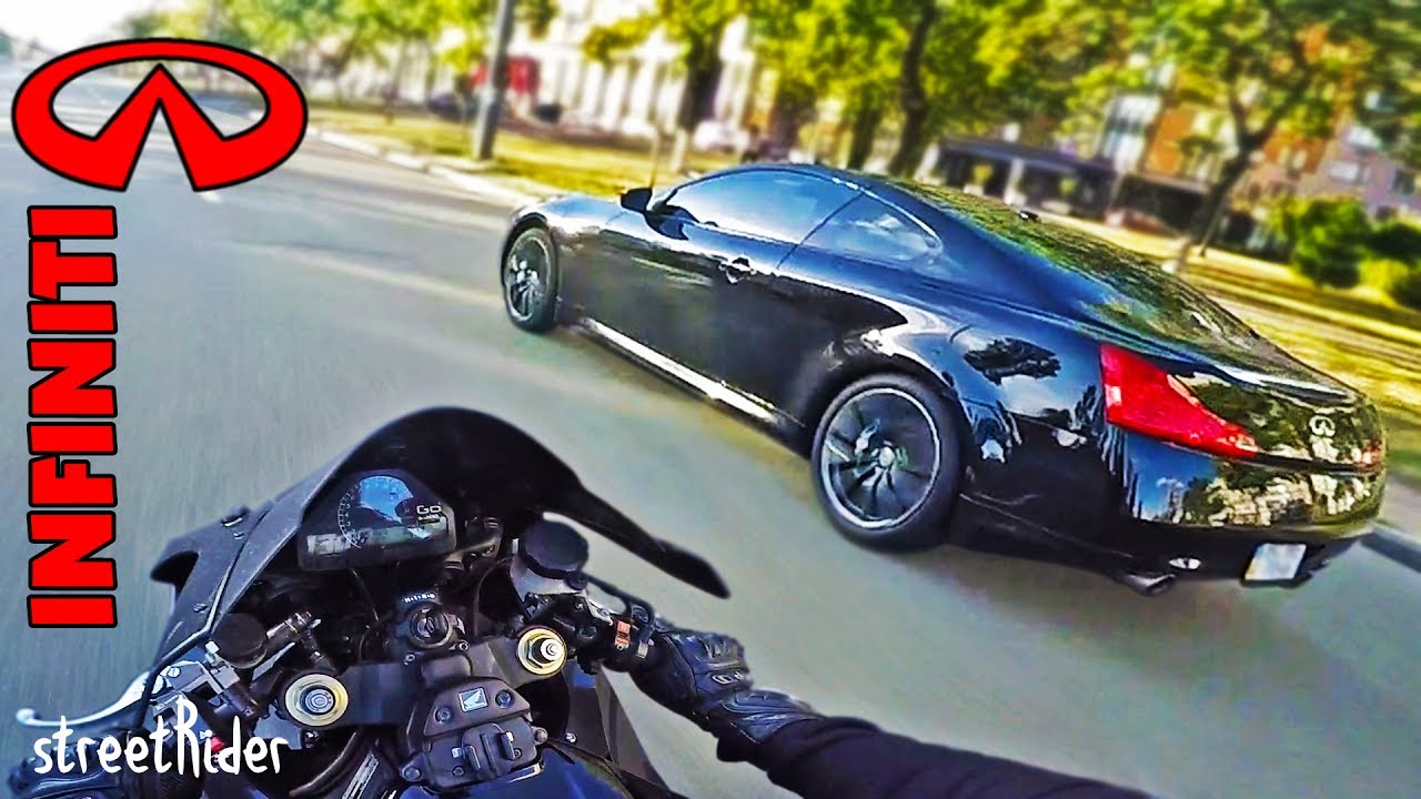 ДОБРЯК НА ИНФИНИТИ ПЫТАЛСЯ | Infiniti G37s vs Honda Fireblade - YouTube