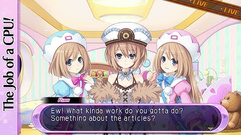 Hyperdimension Neptunia U: Action Unleashed - City Watch #5: Lowee | The Job of a CPU!