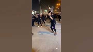 اروحن وين خويه بعد الوداع لطم بالزنجيل 
