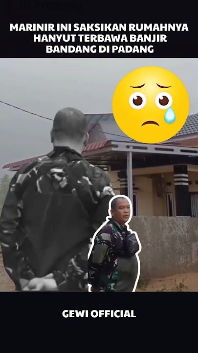 rumahnya ambruk di depan mata😭 #shortvideo #beritaterkini #viral #news #berita #marinir #tni #tnial