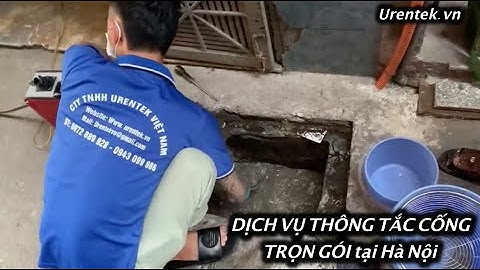 Dịch vụ thông cống hút bể phốt  - Urentek Hà Nội