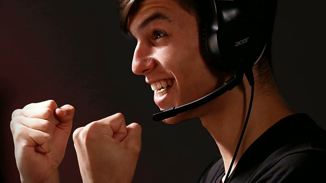 Acer Nitro Gaming Headset with Flexible Omnidirectional Mic, Adjustable Headband, Black