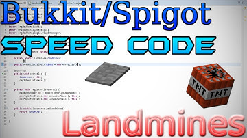 [Minecraft Bukkit/Spigot] Landmines Speed Code