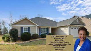 270 Crestwood Lane, Raeford NC House for sale!