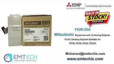 FX2N-2DA Mitsubishi PLC #plc