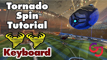 How to TORNADO SPIN using KEYBOARD on Rocket League!