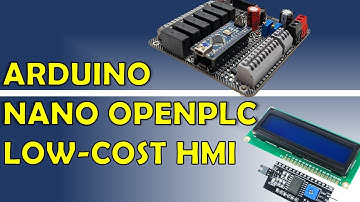 Low-cost HMI for the OpenPLC Arduino Nano PLC