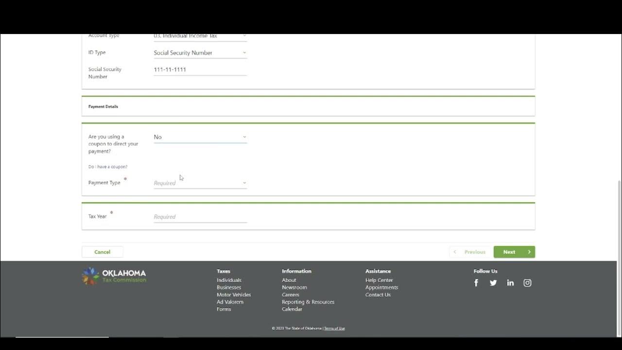 PAYING OKLAHOMA STATE TAXES YouTube