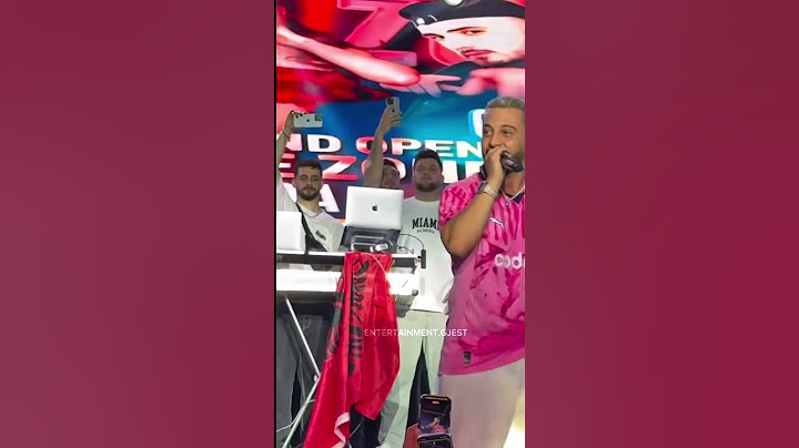 Gjesti ne koncert moment qesharak 😂 #automobile #freestyle #funnymusic #gjesti #live