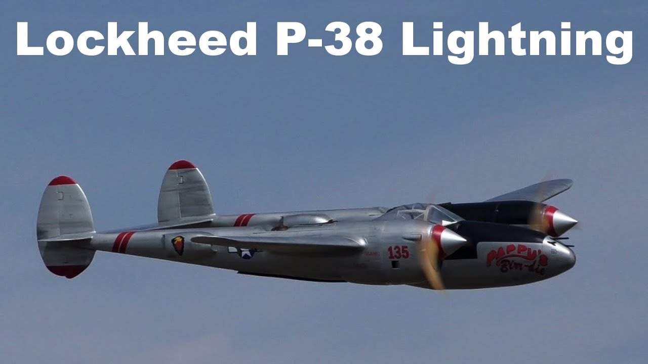 P-38 rc lightning lockheed