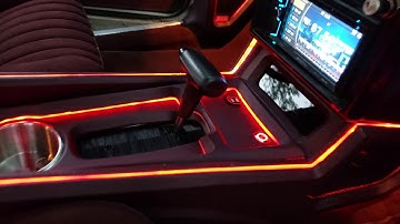 Monte Carlo SS console  kickpanels with LED lights