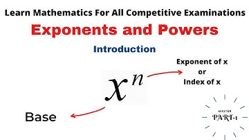 Exponents and Powers | What is Exponential Form? What does this word mean?|Part-1|Master|Tamil