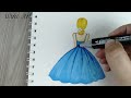 تعلم رسم بنت من الخلف ترتدي فستان رسم بنات كيوت خطوة بخطوة للمبتدئين سهلة Rsm رسم سهل 