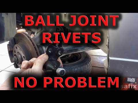 Vídeo: Como você remove um rebite de junta esférica?