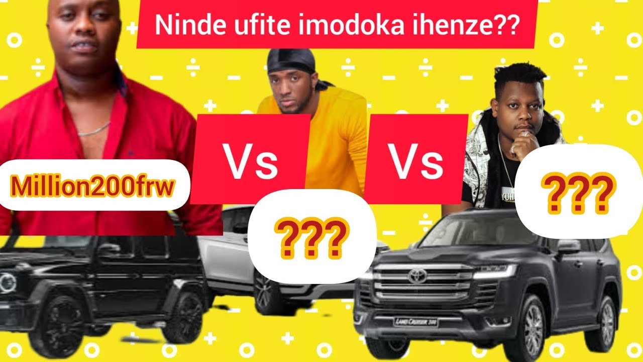 Dore abahanzi 5bafite imodoka zihenze murwanda 🔥(Bruce melodi na the Ben)ninde ufite imodoka ihenze