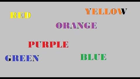 🧠Stroop Effect Experiment🔴