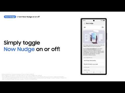 How to use Now Nudge | Galaxy AI | Galaxy Z Fold8 Ultra, Fold8, and Flip8 | Samsung