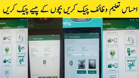 احساس تعلیم وظائف بچوں کے پیسے چیک کریں ویڈیو دیکھیں