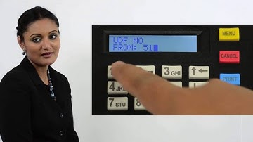 Set rate slab in WeP billing printer