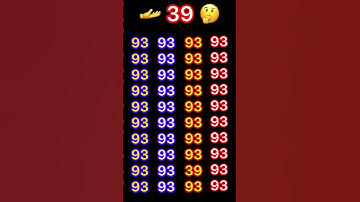 🙄 find #odd number🫴39 #quiz #challenge #puzzle #education #iq #facts #iqtest #find #shorts #iqtes