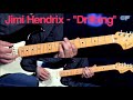 Jimi Hendrix - "Drifting" - Blues/Rock Guitar Lesson (w/Tabs)