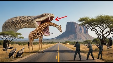 Heroic Team Battles GIANT Python to Save Mother Giraffe 🐍 | Cinematic Rescue
