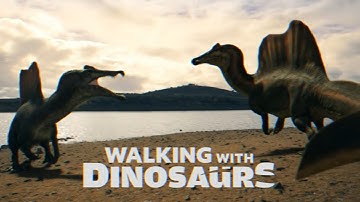 Walking with Dinosaurs 2025 - Spinosaurus meets another spinosaurus clip