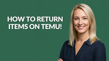 HOW TO RETURN ITEMS ON TEMU! - Julia