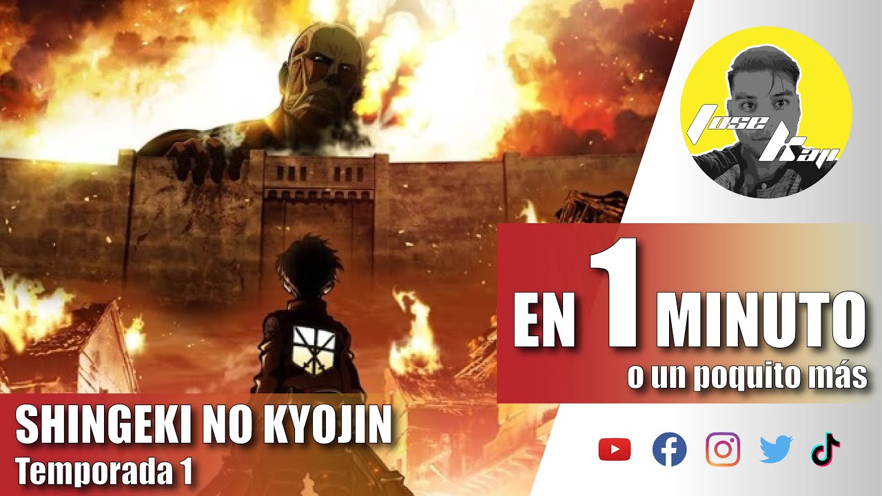 Shingeki no Kyojin 1 TEMPORADA MEIO RESUMO Confira o vídeo abaixo Nesse  vídeo você confere um copulado de cenas da pr…