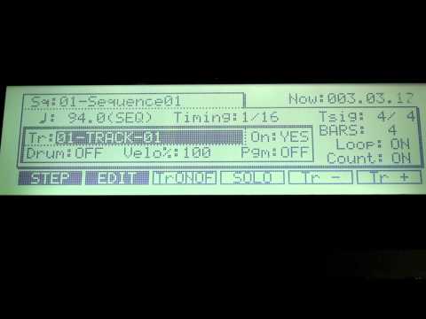 MPC 2000 Tutorial Series Pt.5(Recording a Sequence)