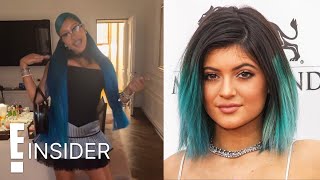 See North West Channel Aunt Kylie Jenner With New Blue-Haired Look E Insider