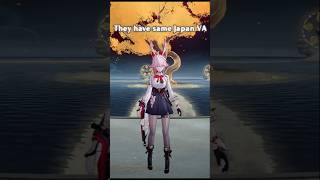 They have same Japan VA🤔😲